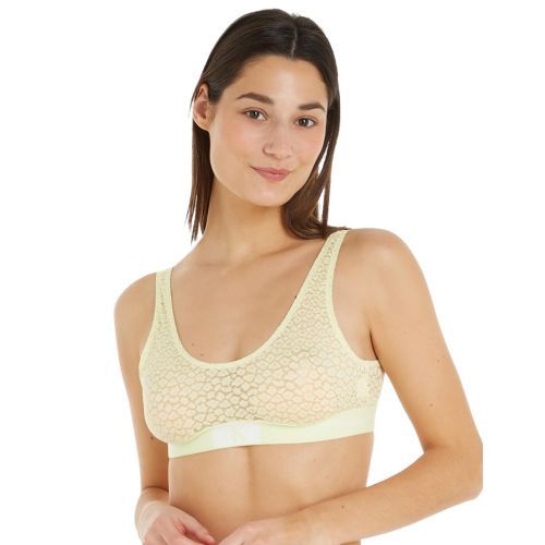 Calvin Klein CK96 Unlined Lace Bralette - Celery Sprig