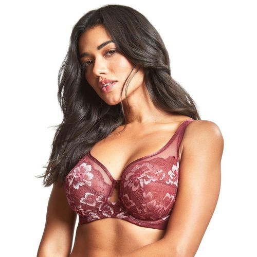 Panache Sabrina High Apex Balcony Bra - Red Rose