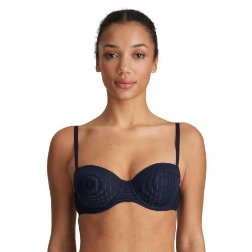 Marie Jo Tokuda Padded Balcony Bra - Velvet Blue
