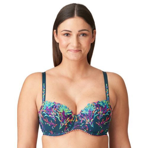 Prima Donna Las Salinas Padded Balcony Bra - Empire Green