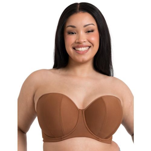 Curvy Kate Luxe-Updated Strapless Bra - Caramel
