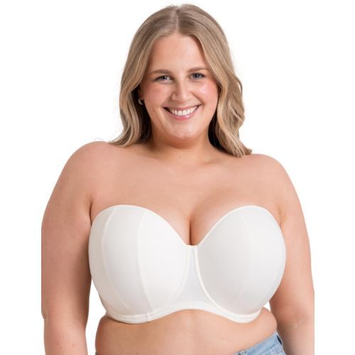 Curvy Kate Luxe-Updated Strapless Bra - Pearl Ivory
