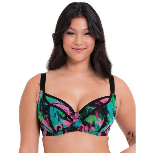 Curvy Kate Reality Check Balcony Bra - Print Mix