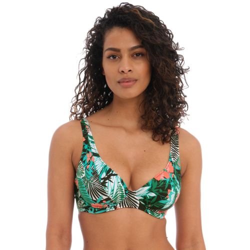 Freya Honolua Bay High Apex Bikini Top - Multi