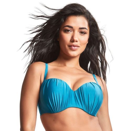 Panache Mykonos Bandeau Bikini Top - Teal