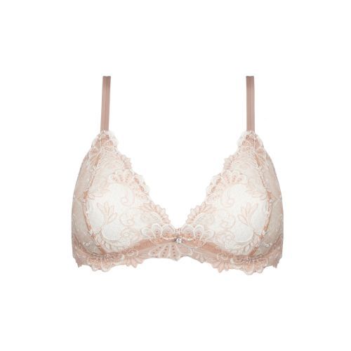 Lise Charmel Dressing Floral Non Wired Bra - Ambre Nacre