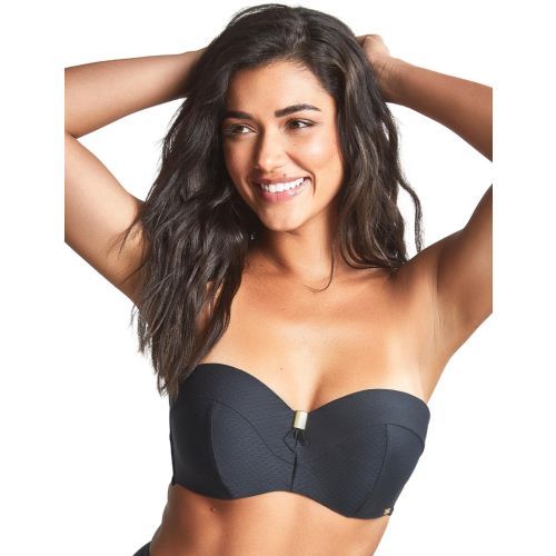 SW  Panache Marianna Bandeau Bikini Top - SW  Black