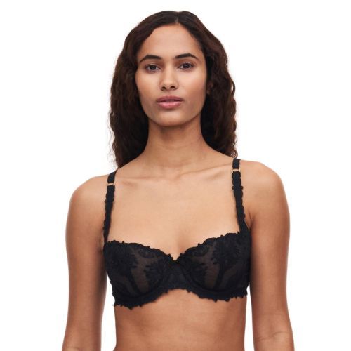 Chantelle Champs Elysees Balcony Bra - Black