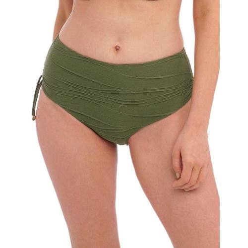 Fantasie Beach Waves Adjustable Leg Bikini Short - Olive
