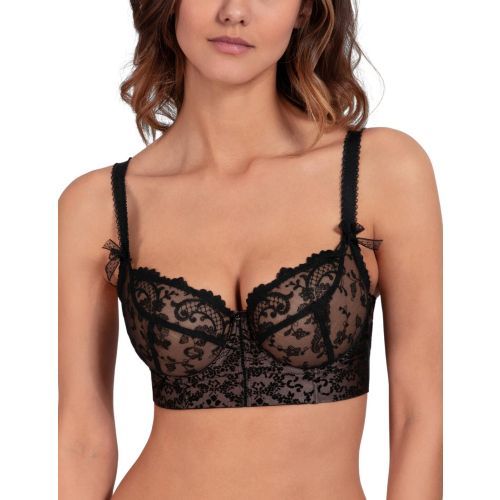 Empreinte Gaby Longline Bra - Black