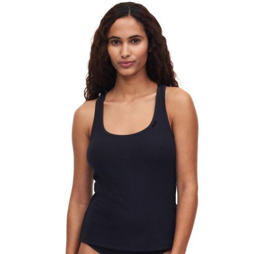 Chantelle Cotton Comfort Vest Top - Black