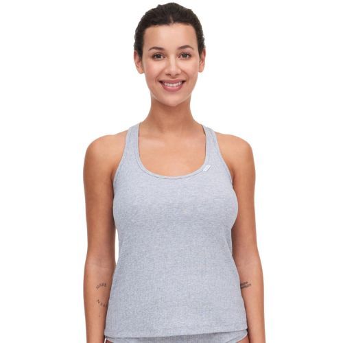 Chantelle Cotton Comfort Vest Top - Heather Grey