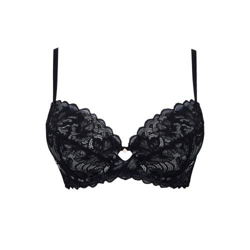 Figleaves Isla Sweetheart T Shirt Bra - VB48KM Black