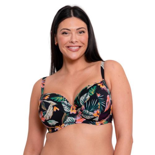 Curvy Kate Cuba Libre Balcony Bikini Top - Print Mix