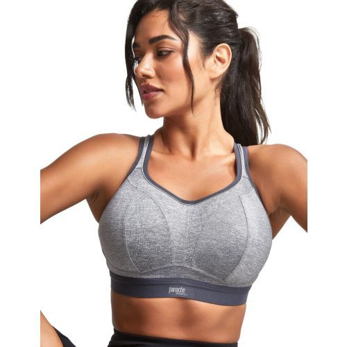 Panache Boundless Non Wired Sports Bra - Charcoal Marl