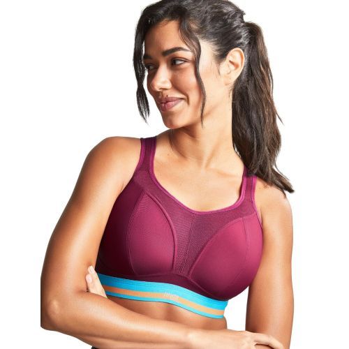Panache Boundless Non Wired Sports Bra - Cranberry