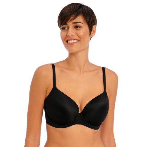 Freya Undetected Moulded T Shirt Bra - Black
