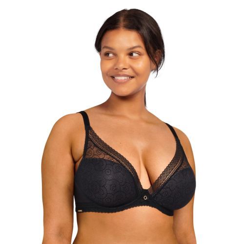 Chantelle Festivite Plunge T Shirt Bra - Black