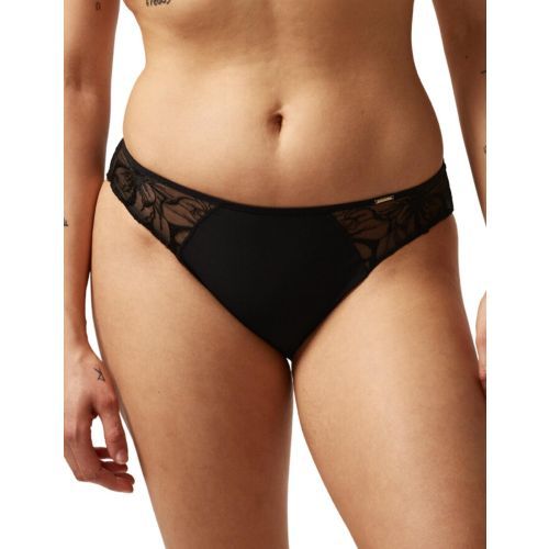 Chantelle Fleurs Brazilian Brief - Black