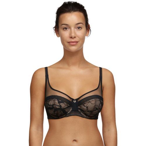 Chantelle True Lace Full Coverage Bra - Black