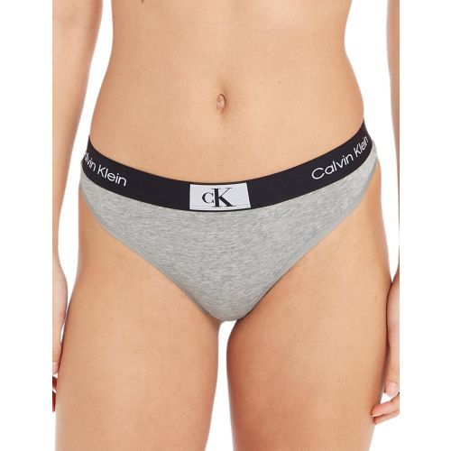 Calvin Klein CK96 Thong - Grey Heather