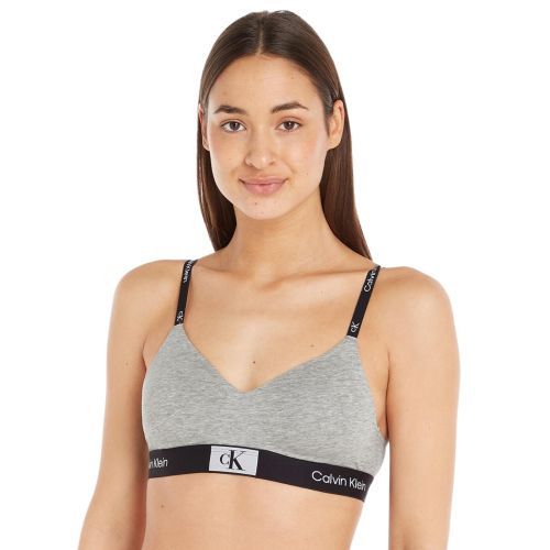 Calvin Klein CK1996 Lightly Lined Bralette - Grey Heather