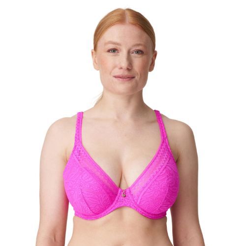 Prima Donna Twist Palermo Half Padded Plunge Bra - Cactus Flower