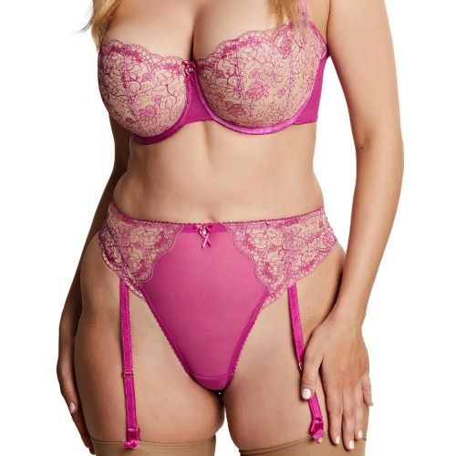 Cleo by Panache Daphne Suspender Brief - Orchid