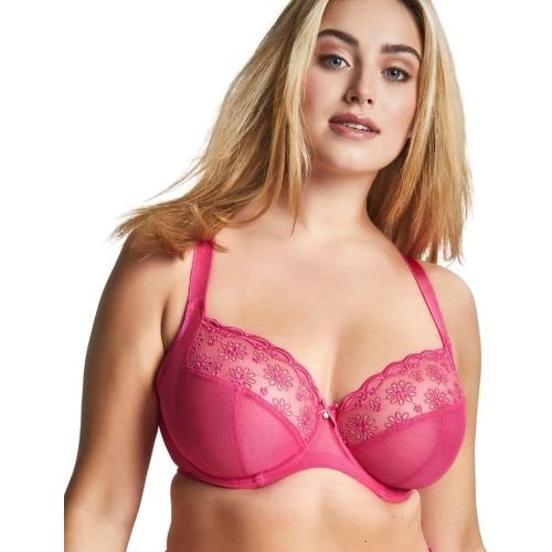 Sculptresse by Panache Harmony Plunge Bra - Hot Pink