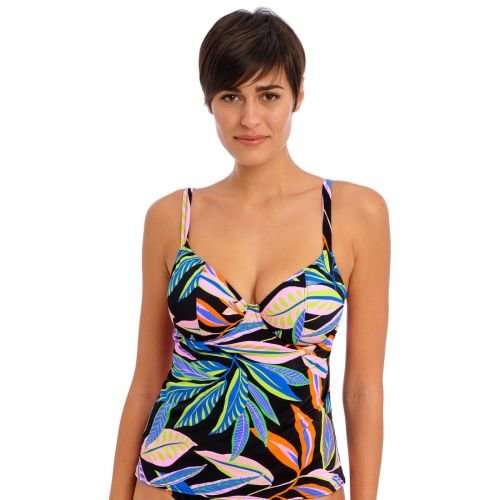 Freya Desert Disco Plunge Tankini Top - Multi
