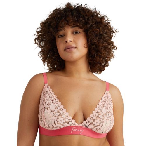 Tommy Hilfiger TJ Lace Triangle Bra - Cosmetic Peach