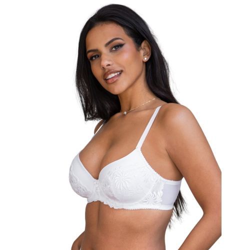 Pour Moi St Tropez Padded Balcony Bra - White