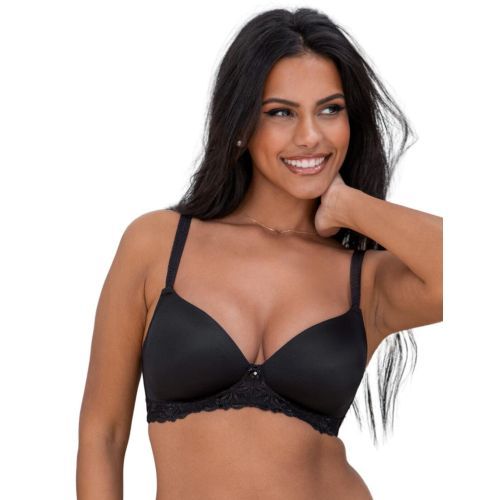 Pour Moi St Tropez Non Wired T Shirt Bra - Black