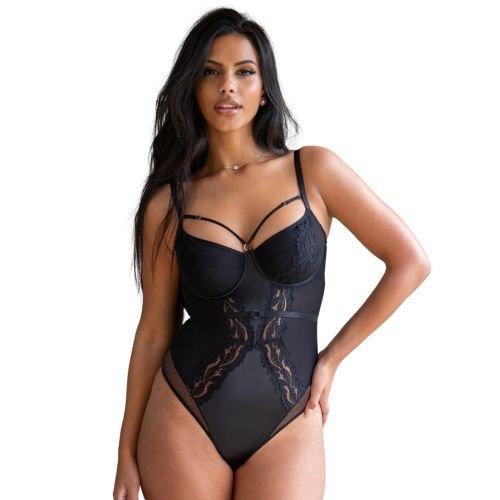 Pour Moi Lavish Thong Body - Black