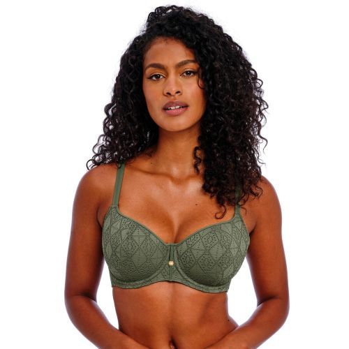 Freya Nomad Nights Sweetheart Bikini Top - Sage
