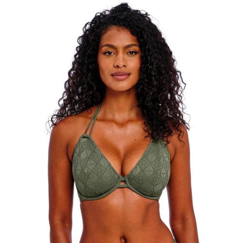 Freya Nomad Nights Halter Bikini Top - Sage