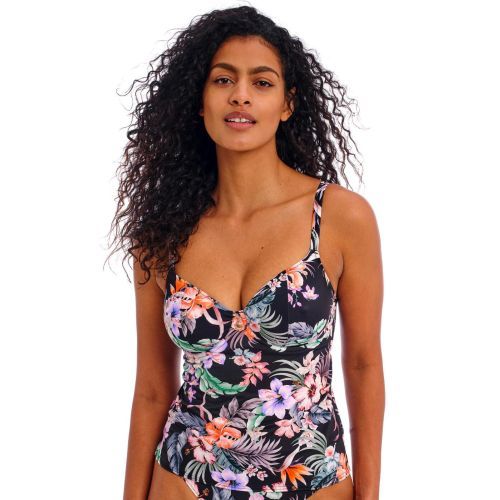 Freya Kamala Bay Plunge Tankini Top - Midnight