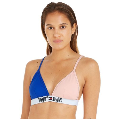 Tommy Hilfiger TJ Triangle Bikini Top - Cosmetic Peach