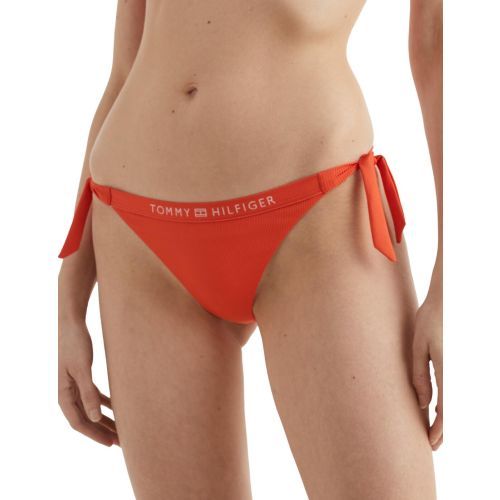 Tommy Hilfiger TH Tie Side Bikini Brief - Deep Orange
