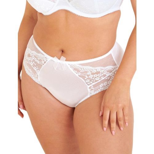 Pour Moi Flora Deep Brief - White