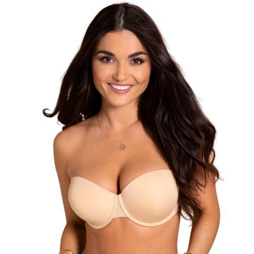 Pour Moi Definitions Push Up Strapless Bra - Natural