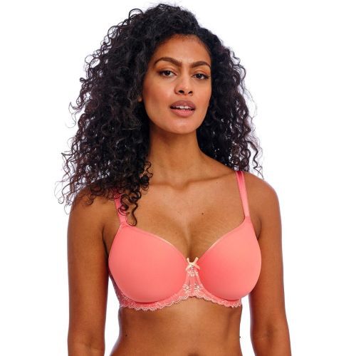 Freya Offbeat Decadence Moulded Spacer Bra - Sunset Coral