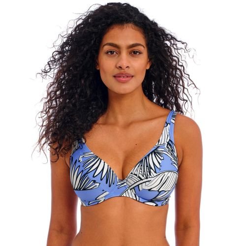 Freya Mali Beach High Apex Bikini Top - Cornflower