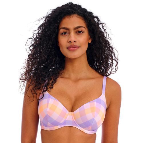 Freya Harbour Island Plunge Bikini Top - Sorbet