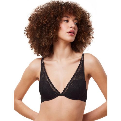 Triumph Hypnotic Spotlight Padded Plunge Bra - Black