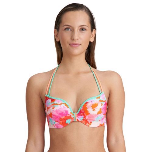 Marie Jo Apollonis Padded Heart Shape Bikini Top - Neon Sunset