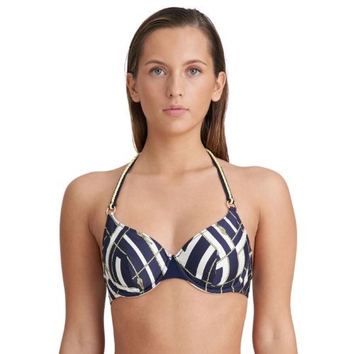 Marie Jo Saranji Full Cup Bikini Top - Majestic Blue