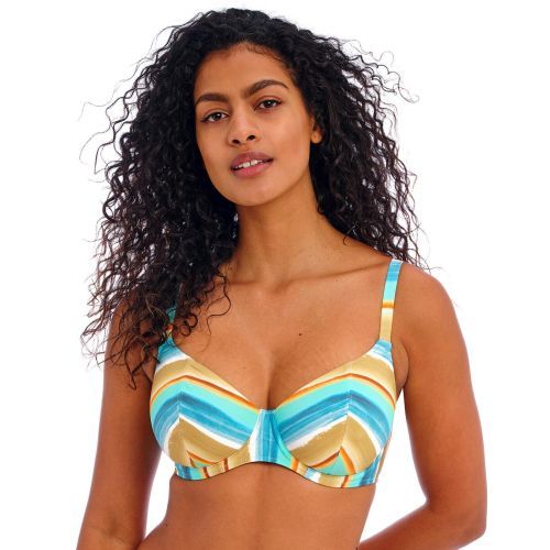 Freya Castaway Island Plunge Bikini Top - Multi