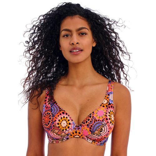 Freya Santiago Nights High Apex Bikini Top - Multi
