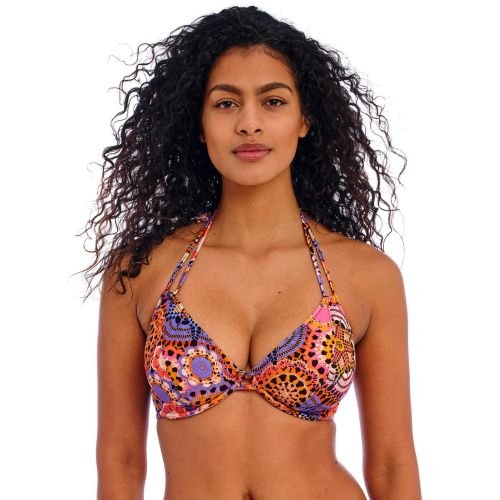 Freya Santiago Nights Halter Bikini Top - Multi